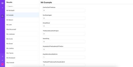 A screenshot from the Airtable interface